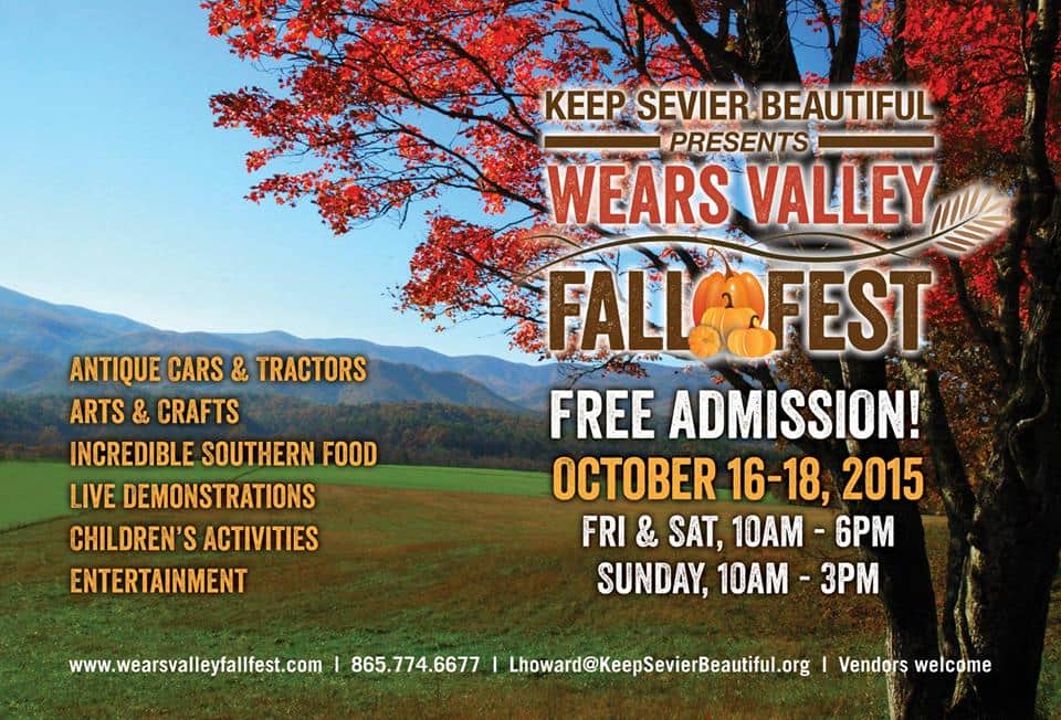 Wears Valley Fall Fest 2019 in the Smokies Smoky Mountain Dream Vacation